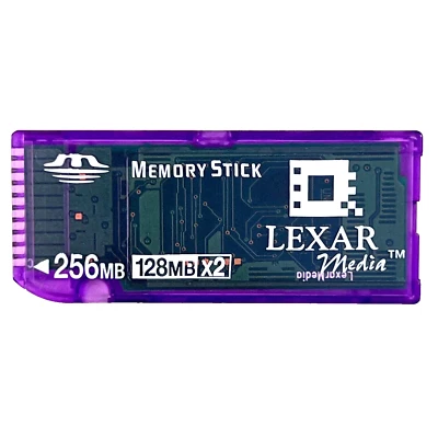Lexar Media 256 MB Transparent Purple Violet Vintage Memory stick - Image 1 of 2