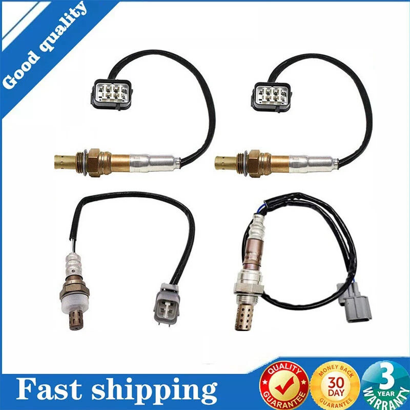 Conjunto de 4 sensores de oxigênio para cima+para baixo para 2005-2008 Acura RL 3.5L e Honda Pilot 3.5L - Imagem 1 de 4