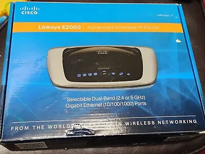 Cisco Linksys E2000 Advanced Wireless-N Router  - Image 1 of 4