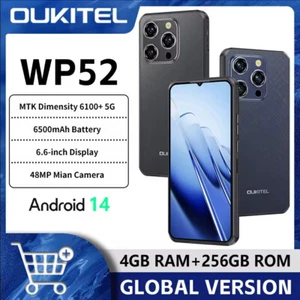 Global Version Oukitel WP52 5G Rugged Phone 6500mAh 16GB+256GB 48MP Android 14.0 - Picture 1 of 15