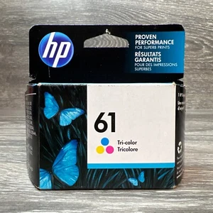 New Genuine HP 61 Color Ink Cartridge In Retail Box Exp 11/22 - Picture 1 of 5