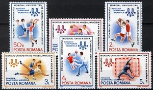 Romania 1987, Handball world championship for students set MNH, Mi 4341-46 - Picture 1 of 1