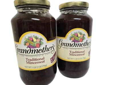 Grandmother's Original Mincemeat,1 磅 12 盎司,BB 2/26,4 件装 — 第 1/4 张图片