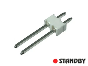 200pcs 2 Pin Header Straight, Pitch 2.54mm, 0022032022 MOLEX - Bild 1 von 1