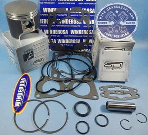 NEW POLARIS 600 07-09 HO RMK SHIFT SWITCHBACK IQ TOP END GASKET SPI PISTONS KIT - Picture 1 of 12