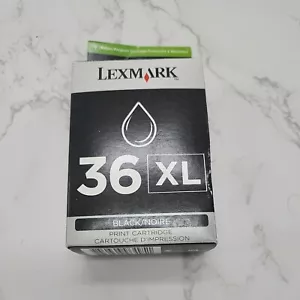 NEW Lexmark #36XL Black Ink Cartridge 18C2170 Genuine SEALED BOX - Picture 1 of 2