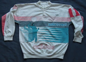 Suéter Vintage Adidas Silverado Spikers 80 Retro Sudadera Cuello Redondo - Imagen 1 de 3