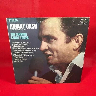 JOHNNY CASH The Singing Story Teller 1970 USA vinyl LP I Love You Because - Image 1 of 4
