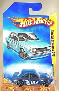 2009 Hot Wheels #37 New Models 37/42 DATSUN BLUEBIRD 510 Blue Variation wBlkOH5s - Picture 1 of 5