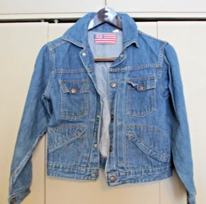 Blue Jean Jacket: Dee Cee Pleated, size small. 1960s - Picture 1 of 5