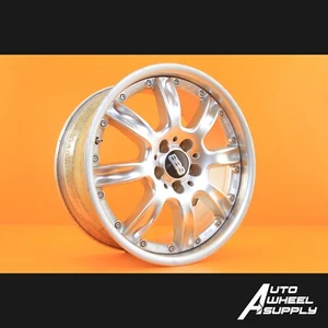 BBS RW 504 SPLIT Silver 18" x 8.5" Inch 5 x 112mm OEM Wheel Rim 1246051 - Picture 1 of 9