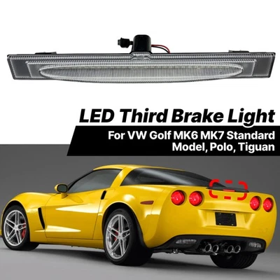 Crystal Clear Auxiliary Brake Light Third Brake Lamp For 2005-2013 Chevrolet Corvette - Image 1 of 4