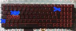 Ich verkaufe einzelne Tasten der Tastatur für Acer Nitro 5 - Afbeelding 1 van 3