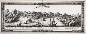 Cadaques Cataluna Espana Spain grabado engraving Beaulieu Cochin 1650 - Picture 1 of 1