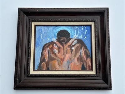 PINTURA MODERNISTA AFRO-AMERICANA RETRATO MUSEU COLEÇÃO MODERNISMO MISTÉRIO - Imagem 1 de 4