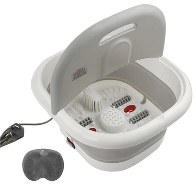 Electric Infrared Foot Massager Wet Bath Spa Relax Therapy Pedicure Soothing UK