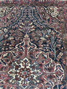 Vintage handmade traditional rug, autumnal shades, - Picture 1 of 8
