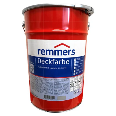 REMMERS Deckfarbe Wetterschutzfarbe Acryl-Holzfarbe Zinkfarbe 20L WEISS - Bild 1 von 2