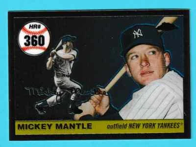 2007 Topps Chrome Home Run History Mickey Mantle New York Yankees #MHR360 - Image 1 of 2