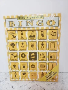 Kid's Night Out BINGO Card Game 2009 - Picture 1 of 5