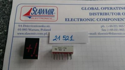 HP 5082-7756 11mm red UN 7segment display Lot-6pcs - Image 1 of 3