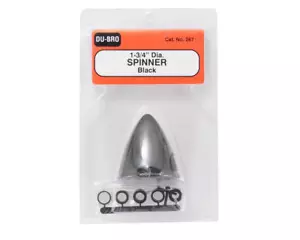 Du-Bro - 1-3/4" Diameter Spinner (Black) - Picture 1 of 1