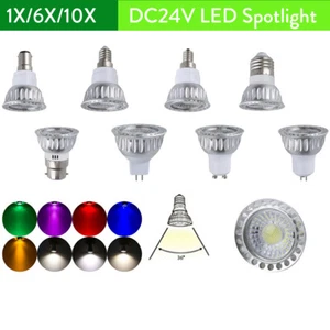 Dimmable Dc24v Led Spotlight 36/degree Beam Angle Gu10 Cob Spot Lights 5w Bulb - Picture 1 of 25