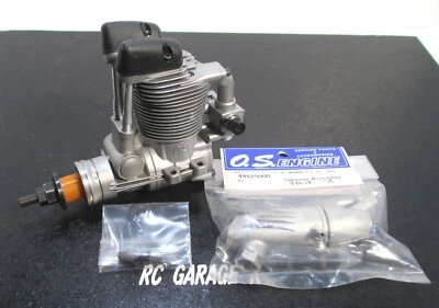O.S. FS-62V 10.11cc 4 cycle glow engine for R/C airplane with muffler, used f/s - Image 1 of 4