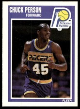 1989 Fleer 66 Chuck Person  Indiana Pacers  Basketball Card