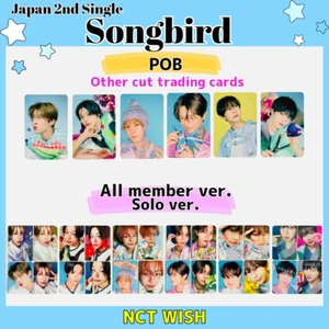 NCT WISH Songbird JAPÓN 2ª ÚNICA Tarjeta Phoro Estándar TODOS los Miembros Solo PC - Imagen 1 de 108