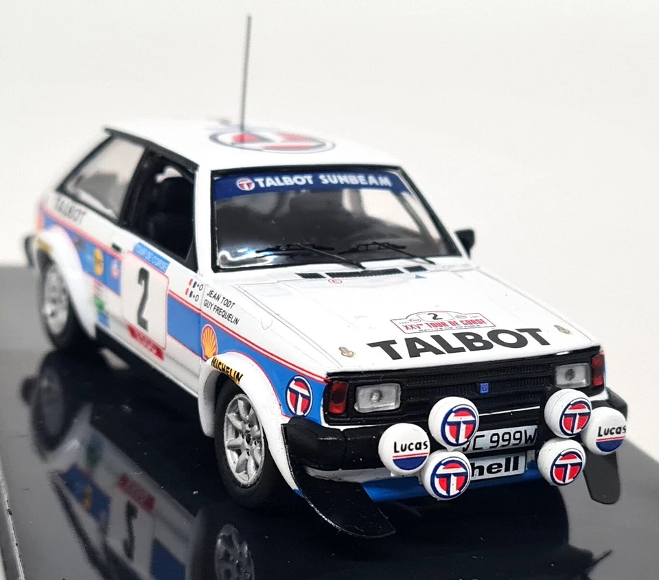 Coche modelo a escala diecast Ixo 1/43 Talbot Sunbeam Lotus #2 Tour De Corse Rally '81 Foto 1 de 4