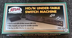 Atlas HO & N Scale Under Table Switch Machine # 65 In Original Box - Picture 1 of 1