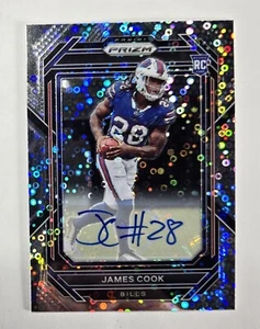 2022 Panini Prizm No Huddle Silver Disco Auto #319 James Cook - Rookie RC - Picture 1 of 2