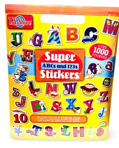 T S Shure Super "ABC's & 123's" Stickers! Over 1000 Stickers! Brand NEW! - Picture 1 of 15