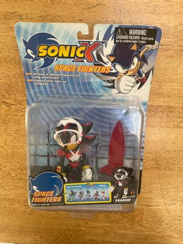 Bent Sonic X Space Fighters Shadow Figure Toy Island Toys R Us Light NIB RARE Cover
