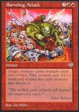 1x NM-Mint, English Regular Barreling Attack Mirage