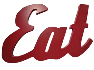 Wooden Eat Sign - WMG 2005 - Picture 1 of 5