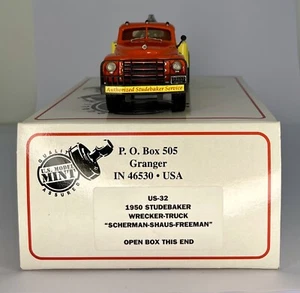 US MODEL MINT 1/43 US-32 STUDEBAKER WRECKER-TRUCK 1950 - Imagen 1 de 8