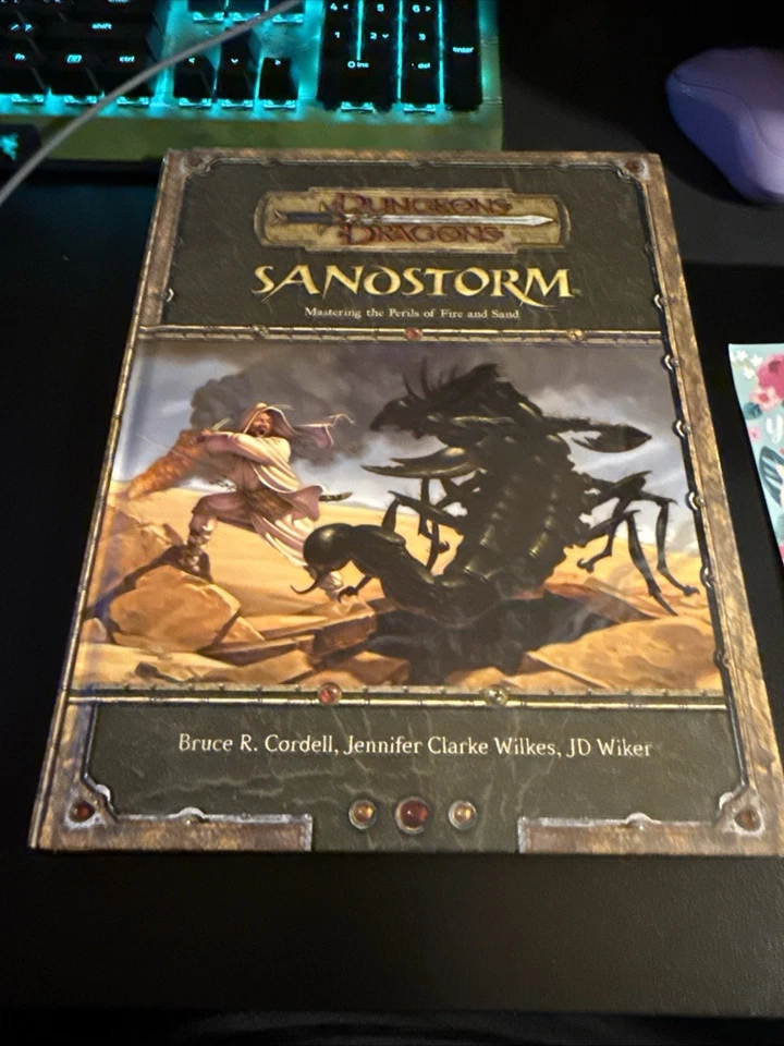 Dungeons & Dragons Sandstorm con mapa V3.5 edición Wizards primera impresión 2005 Foto 1 de 4
