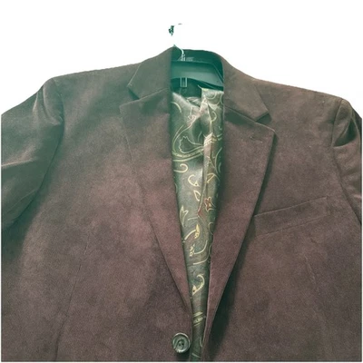 Lauren Ralph Lauren sport coat Mens 40S Corduroy Blazer Jacket Brown - Image 1 of 4