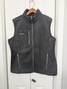 Eddie Bauer Herrenjacke Weste neu ohne Etikett Größe Large schwarz - Bild 1 von 5