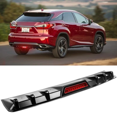 For Lexus RX300 RX330 RX350 Rear Bumper Diffuser Spoiler + LED Brake Light Gloss - Image 1 of 4