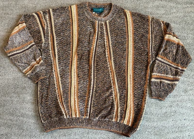 Suéter Tundra Canadá Vintage Malha 3D Biggie Coogi Estilo Cosby Masculino Anos 90 Extra Grande Alto - Imagem 1 de 4