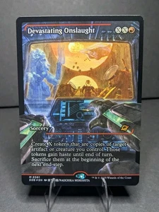 Devastating Onslaught (0361) (Showcase) - Foil Magic Mtg Edge Of Eternities EoE - Picture 1 of 2