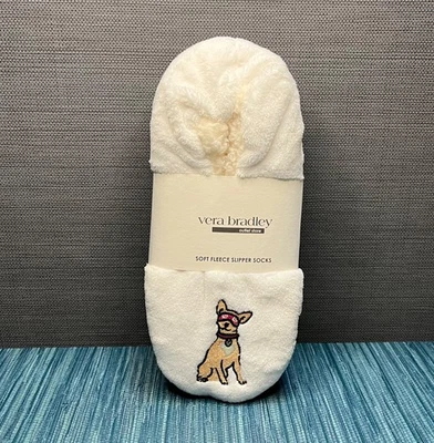 Женские мягкие флисовые тапочки для собак Vera Bradley узор U ВЫБЕРИТЕ РАЗМЕР - Изображение 1 из 3