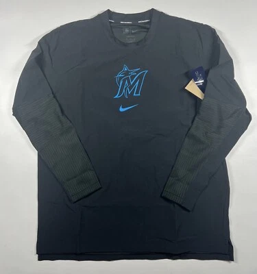 Nike Authentic Collection Miami Marlins Performance Pullover Jacket M NWT - Image 1 of 4