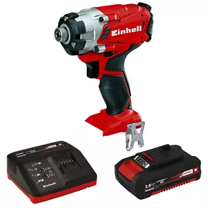 Einhell TE-CI 18v 2.0 Ah Li-Ion Power X-Change Impact Driver & STARTER KIT - Picture 1 of 4