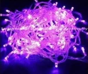 64ft Purple 200 LED Christmas Party Wedding Decoration Floral String Fairy Light - Picture 1 of 6
