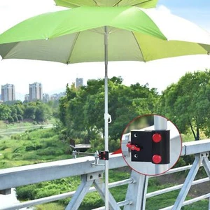 Bridge Fishing Umbrella Mount Support Parasol Holder for Deck Railing Bench - Picture 1 of 7