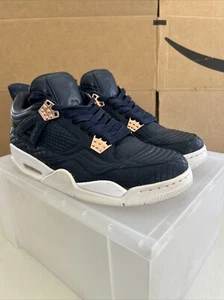 Air Jordan 4 Retro Premium Obsidian 2016 - Size 11.5- 819139 402 No Box - Picture 1 of 11